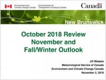 October review and fall winter outlook